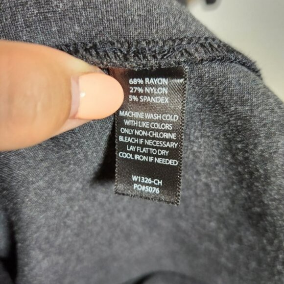 Betabrand Midi Dress Small Charcoal Gray New w Tags Workwear - Picture 10 of 10